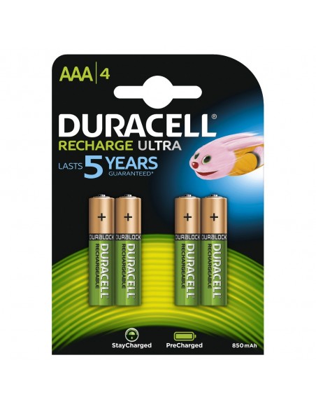 Duracell CF4DUR RICARIC PRECHARGED AAA DL AAA PRECHARGED 803824 5000394203822 PILE E TORCE ELETTRICHE