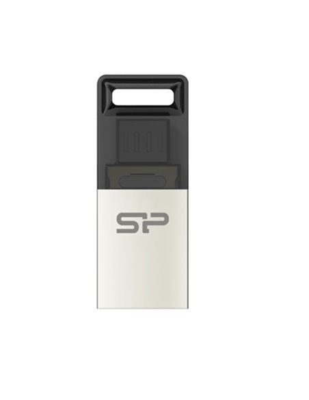 FLASH DRIVE MICROUSB+USB2.0 16GB SILICON POWER X10  SUPPORTA OTG (SP016GBUF2X10V1C)