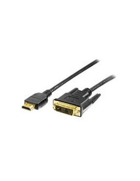 CAVO HDMI EQUIP 119322 2MT NERO TYPE A/DVI (18+1) M/M - EAN: 4015867150504