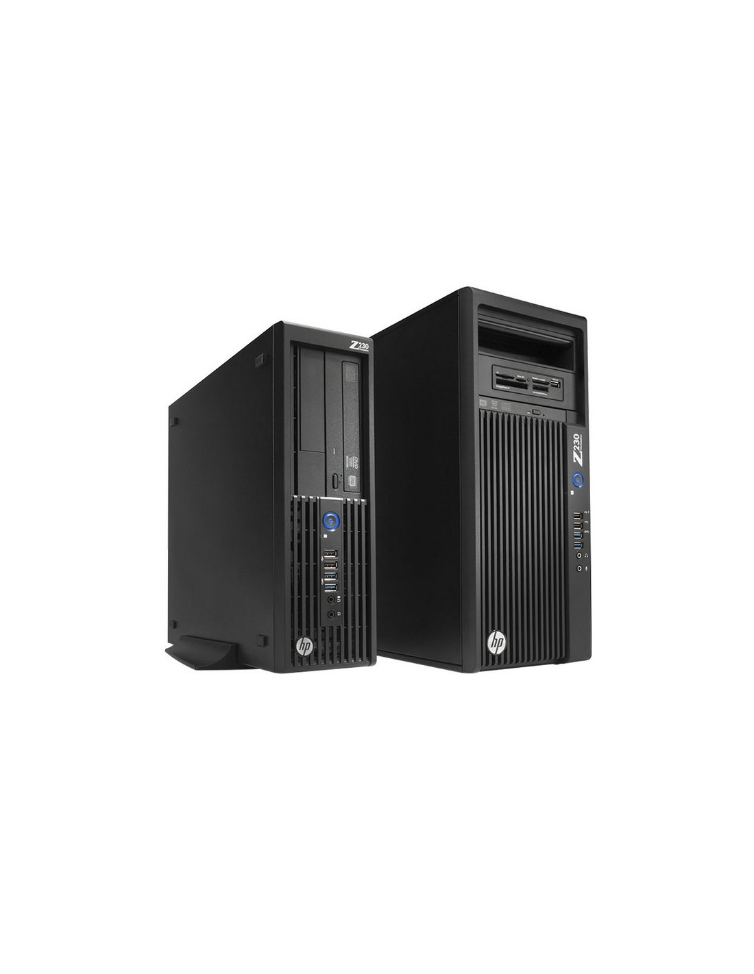 hp Z230 Tower Workstation Xeon E3-1226 v3 3.3GHz 8GB 256GB(新品SSD) 500GB(HDD)計2台構成 Quadro K2200 DVD -RW Windows10 Pro 64bit - 1