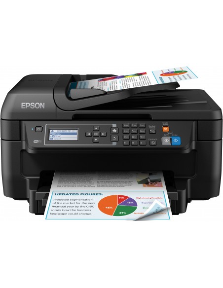 STAMPANTE EPSON INK MFC WORKFORCE WF-2750DWF C11CF76402 A4 4IN1 13PPM ISO 150FG F R ADF LCD WIFI DIRECT FINO 29 11