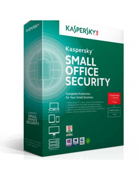 KASPERSKY BOX SMALL OFFICE SECURITY 6.0 RINNOVO 1SERVER + 5CLIENT - 12MESI (KL4535X5EFR-9IT)