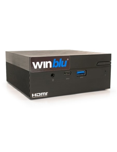 MINI-PC WINBLU EASY L5 0255W10 0.65LT INTEL I5-8265U 8GBDDR4/2400 250SSDM.2 GLAN+WIFI+BT T+M W10PRO/64 2Y ON SITE