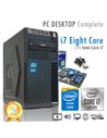 PC Intel Core i7-10700 Eight Core/Ram 8GB/SSD 480GB/PC Assemblato Completo Computer Desktop